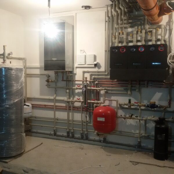 Газовая топочная частного дома 300м2 на базе оборудования Buderus