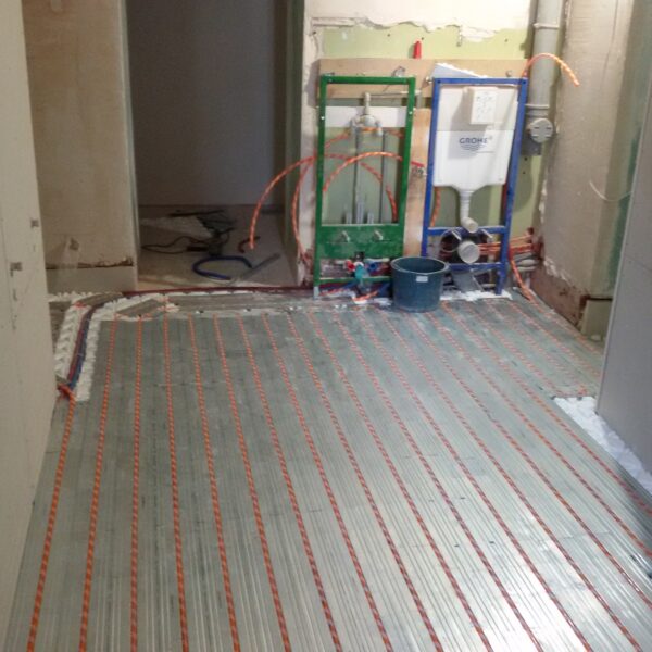 Сухой теплый пол на Пушкинской